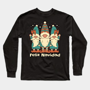 Merry Christmas in Spanish Long Sleeve T-Shirt